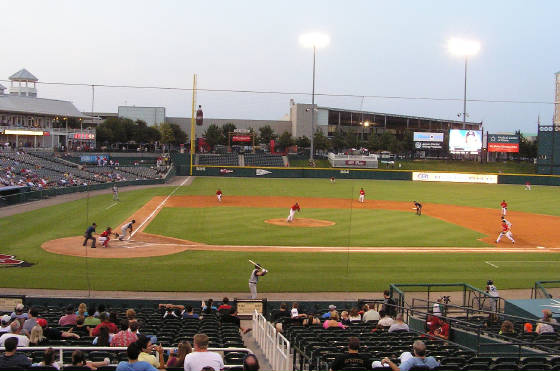 Game action in Frisco, Tx